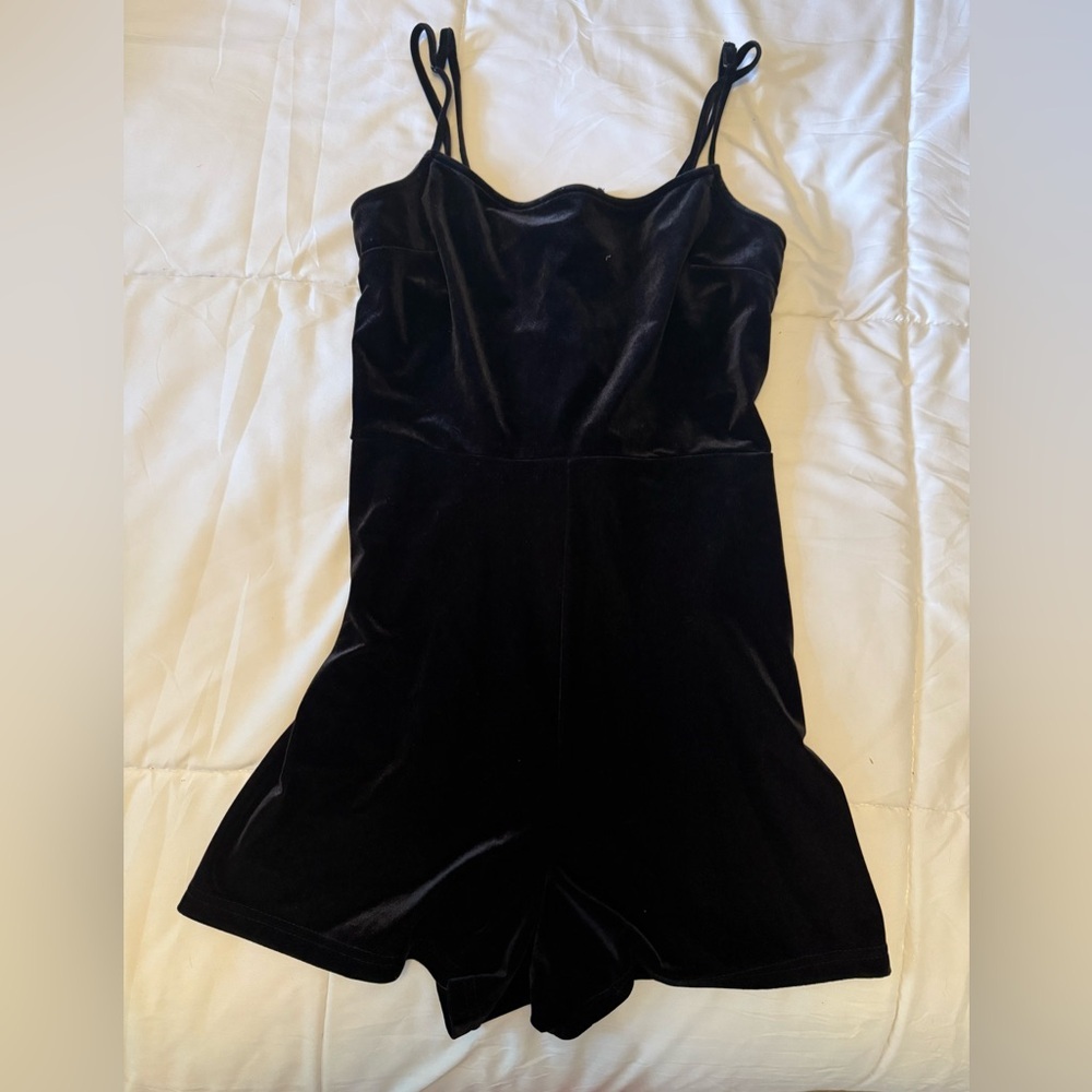 Urban Outfitters Midnight Velvet Romper size medium